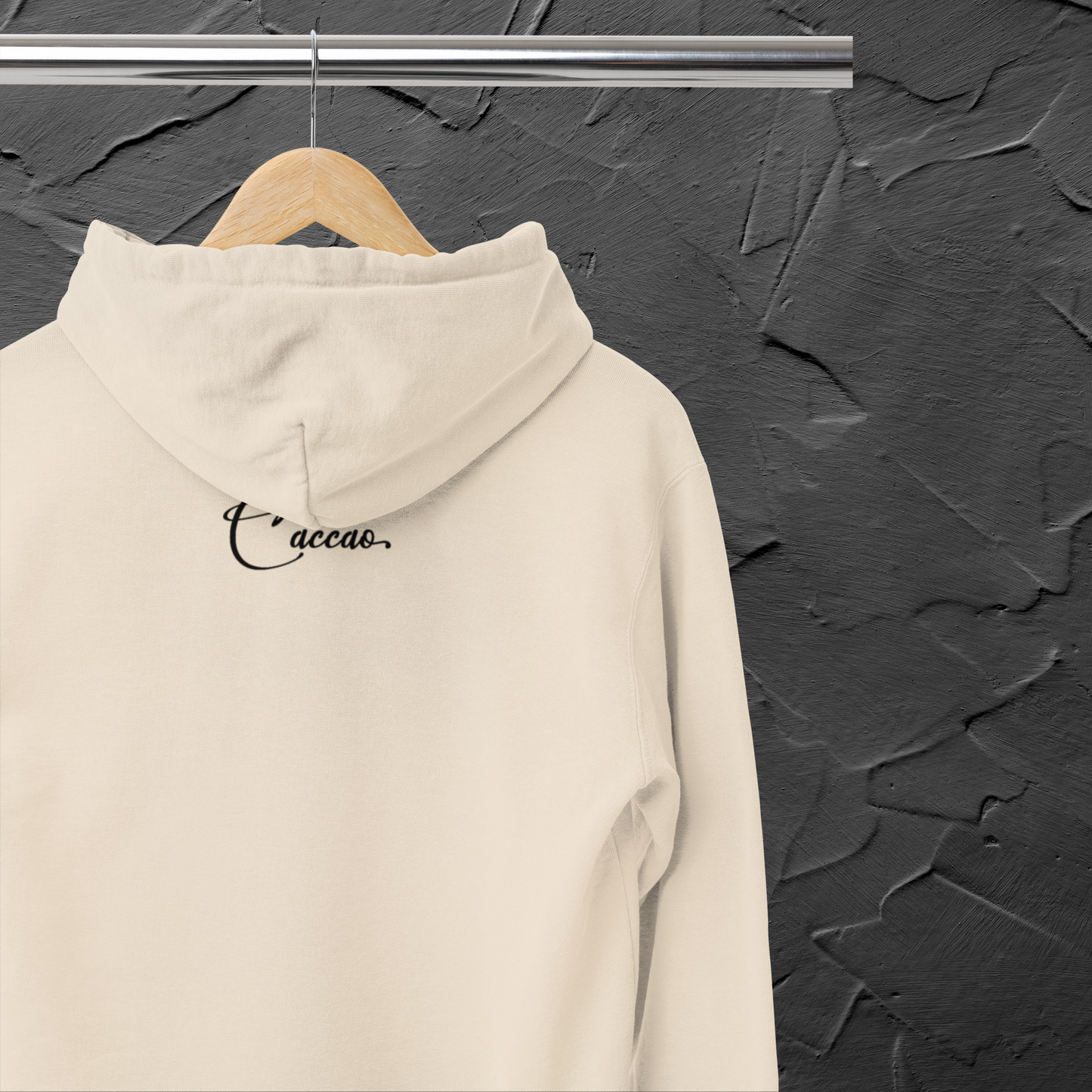 Unisex Ecological Hoodie 'Be the Reason' Organic Cotton Sweatshirt with Bee and Kindness Motif in Top Certified Quality│ Caccao