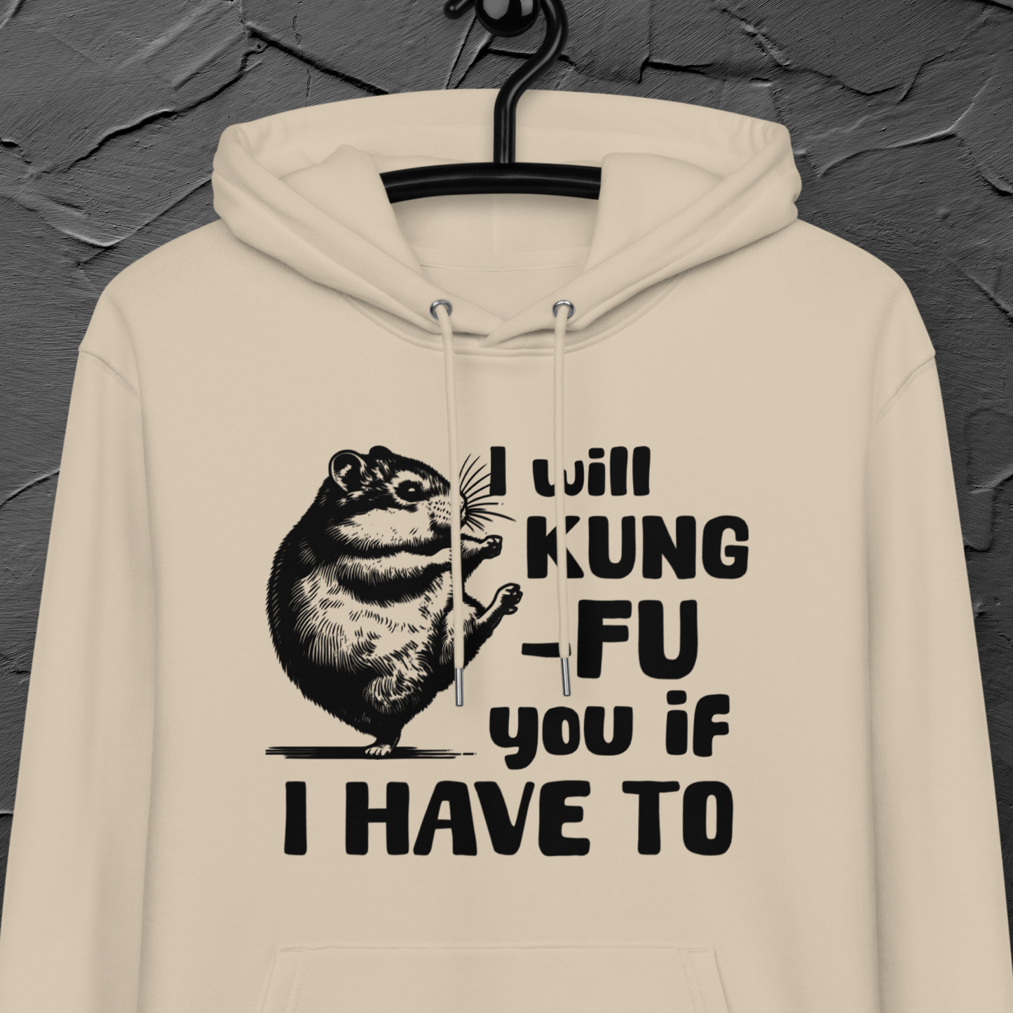 Uni Bio Eco Cotton Hoodie in Certified Fair Trade & Vegan Quality⎜Caccao