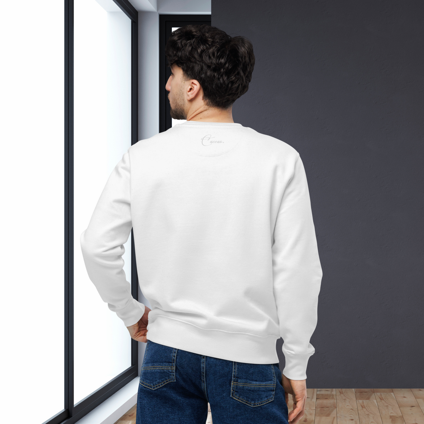 Unisex Eco Manifesto "I am Love, I am Light, I am Peace" Hoodie with Embroidery - Law of Attraction, Organic Cotton & Fair Trade │ Caccao