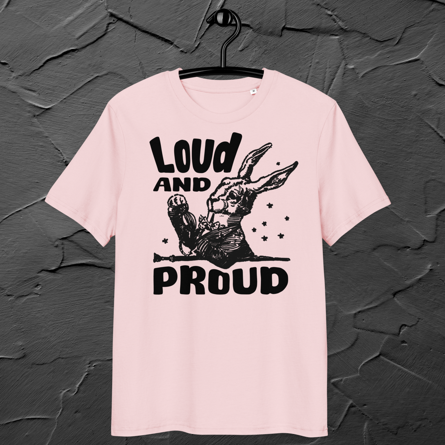 Uni Eko "Loud 'n Proud" Proud Organic Cotton T-Shirt in Certified Fair Trade, Slow Fashion, Organic and Vegan Regime │ Cacao
