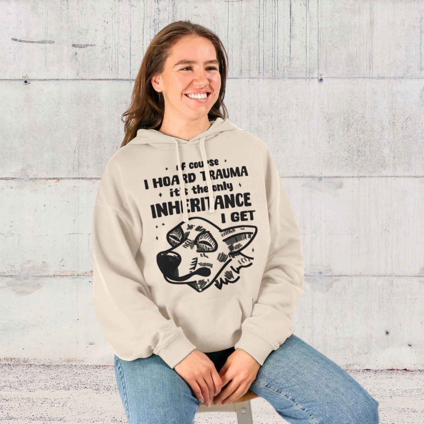 Uni Bold & Funny Hoodie with Superstition and Sarcasm in Top Quality │ Caccao