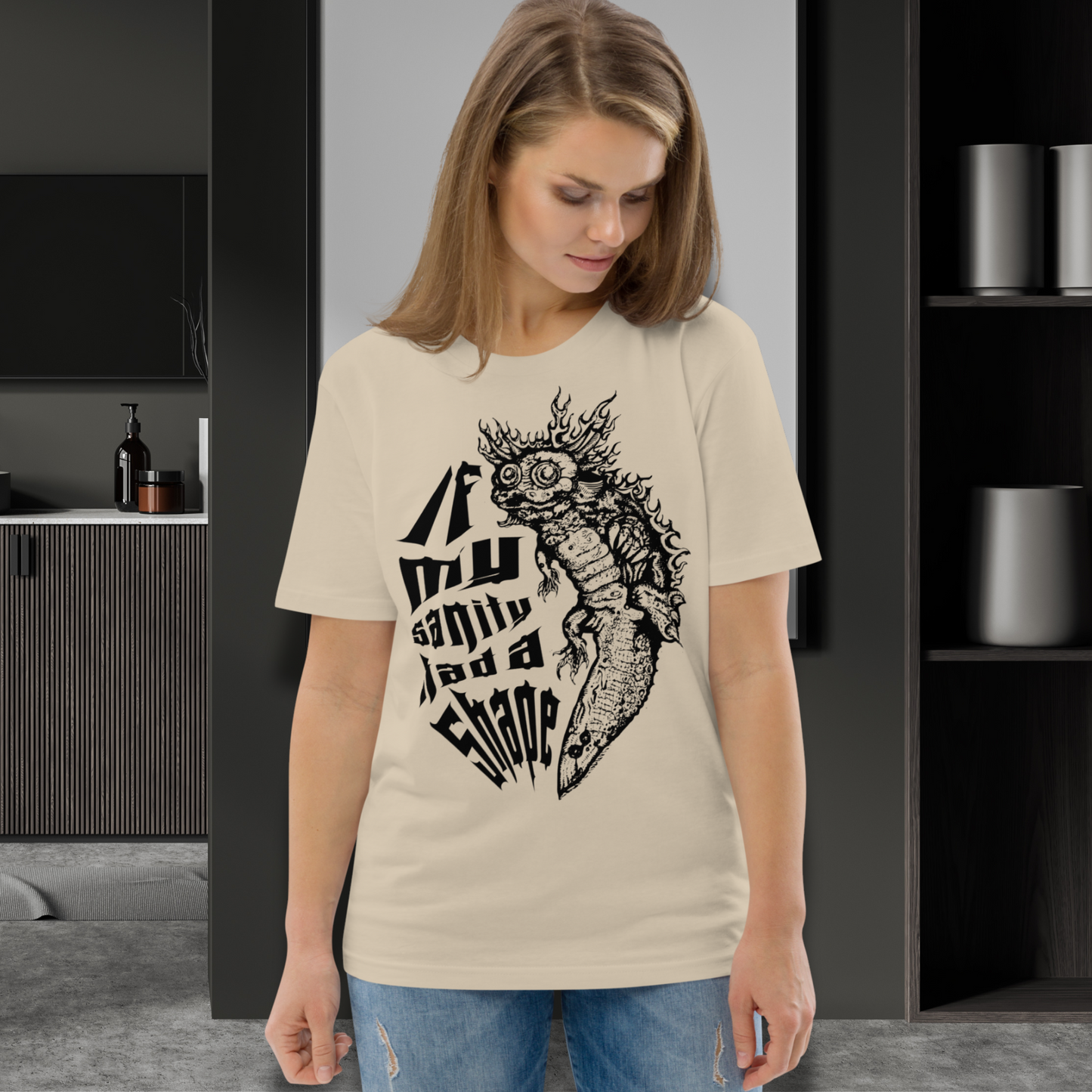 Existential Organic Cotton T-Shirt - Alternative Fashion in Premium Quality │ Caccao