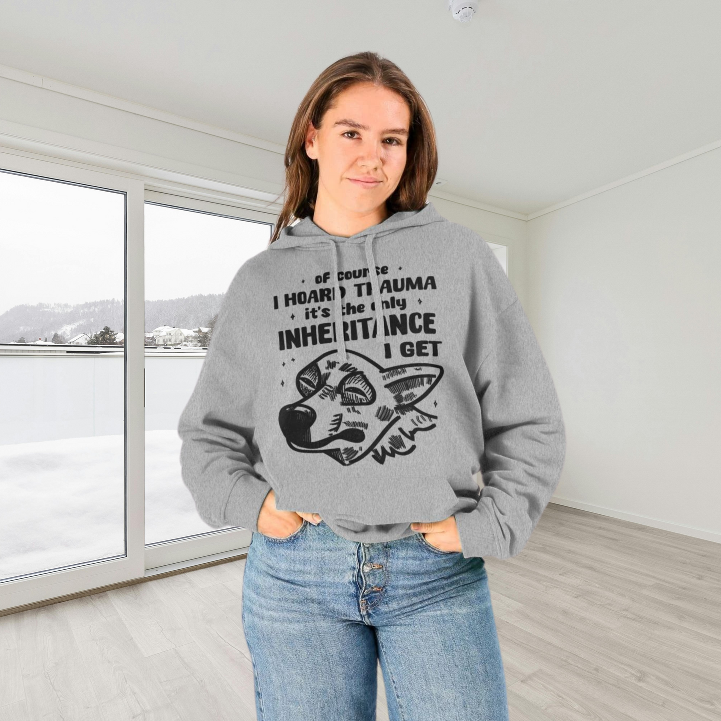 Uni Bold & Funny Hoodie with Superstition and Sarcasm in Top Quality │ Caccao