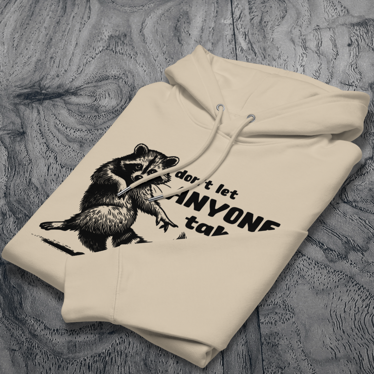 Uni Eco Raccoon Cutesy Hoody The Sweatshirt That Keeps Your Inner Sparkle │ Caccao
