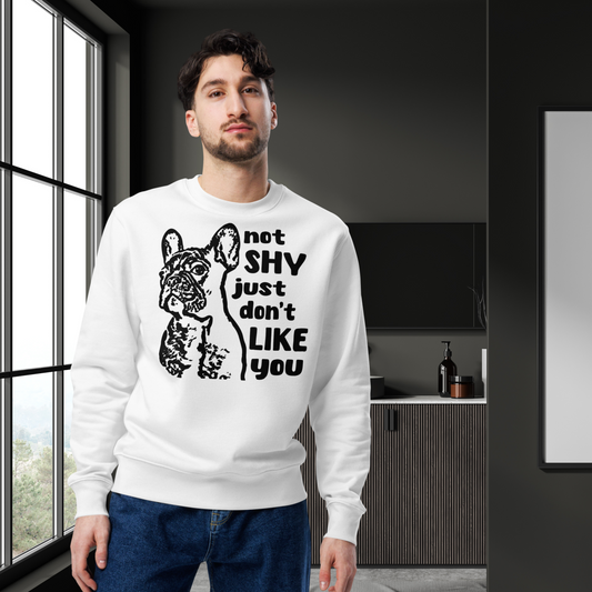 Sarkastická Mikina z Organické Bavlny s Vtipným Potiskem – Ekologická Móda s Nadhledem │ Caccao