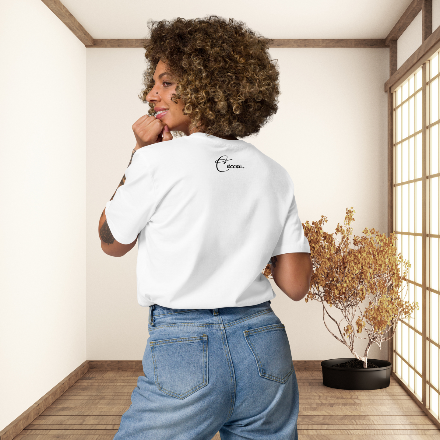 Uni Bio "Challenge Status Quo" Premium Quality T-Shirt for Gentle Rebels⎜Caccao