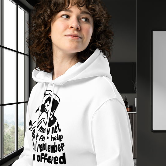 Symbolika Duševního Zdraví Vegan Hoodie Mikina z Bio Bavlny: Hlasem pro Eko Streetwear │ Caccao