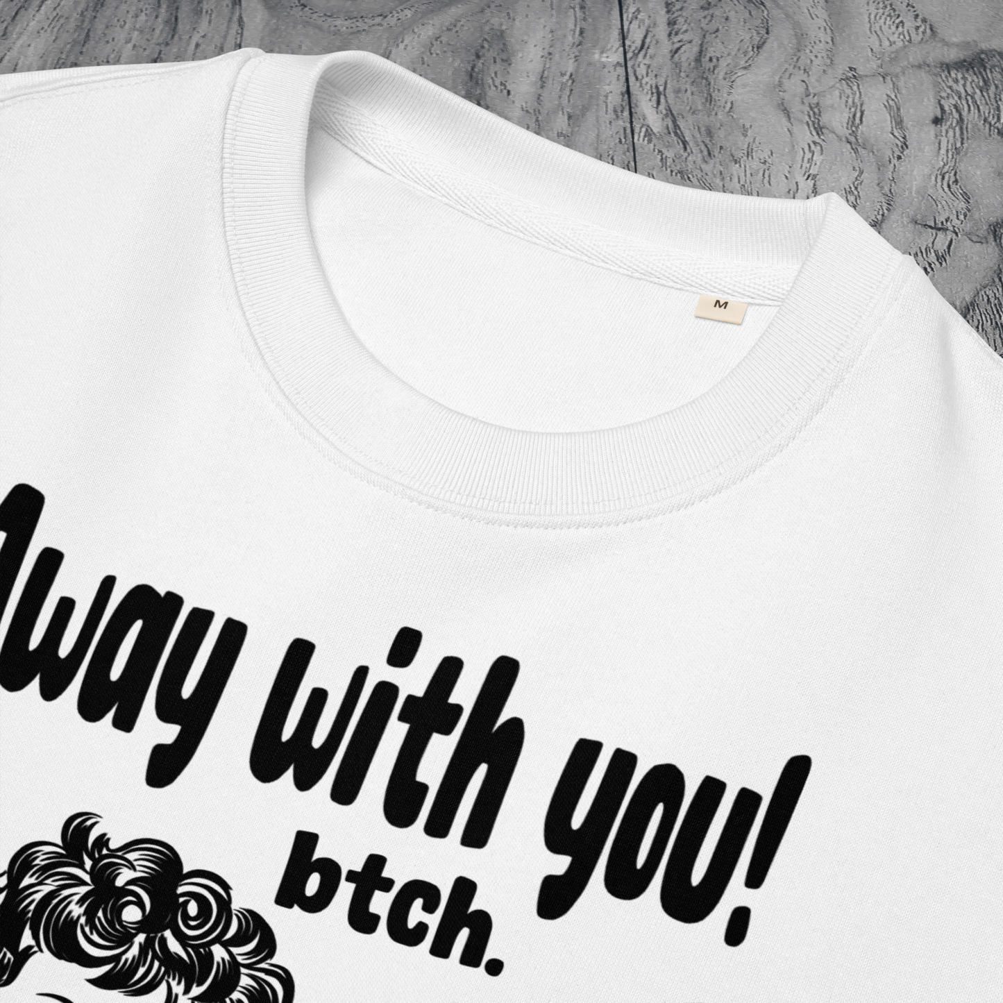 Barokní Andělská ST/ST Mikina se Sarkastickým Vzkazem a Eko Duší │ Caccao