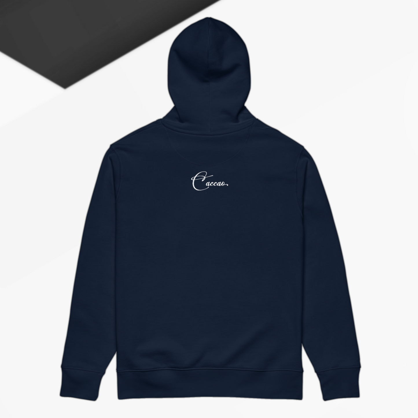 The Power to Keep Going: Motivational "Stay." Premium Eco Hoodie Made of Organic Cotton │ Caccao