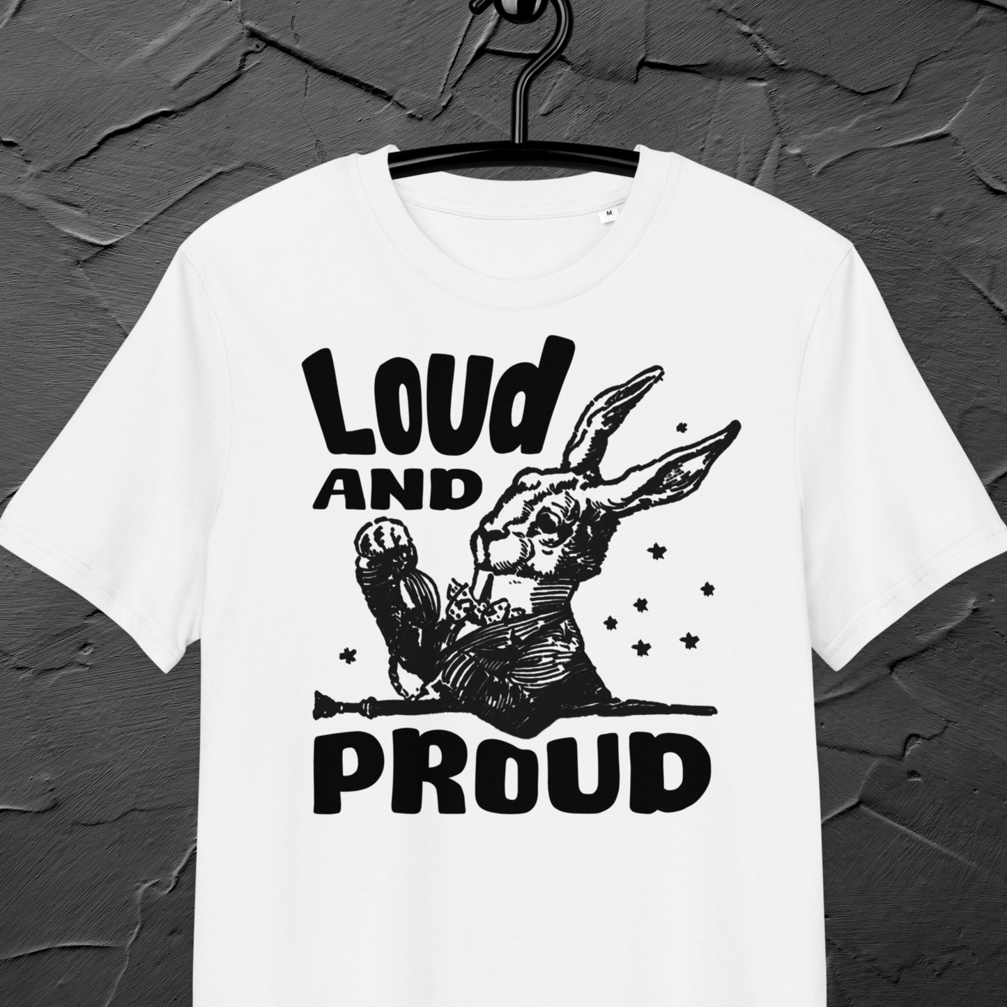 Uni Eko "Loud 'n Proud" Proud Organic Cotton T-Shirt in Certified Fair Trade, Slow Fashion, Organic and Vegan Regime │ Cacao