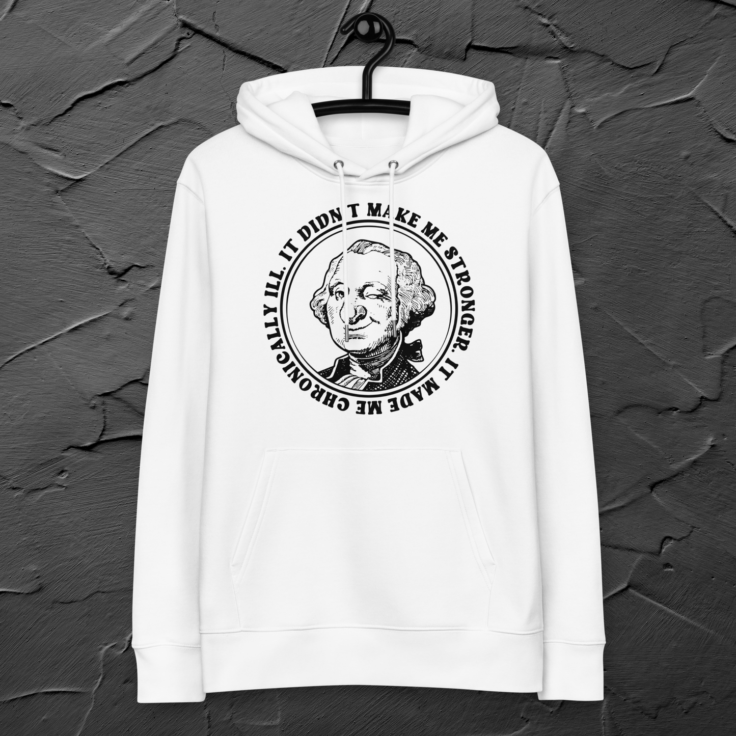 Ironic Sustainable Organic Cotton Vintage Sweatshirt with Black Humor │ Caccao