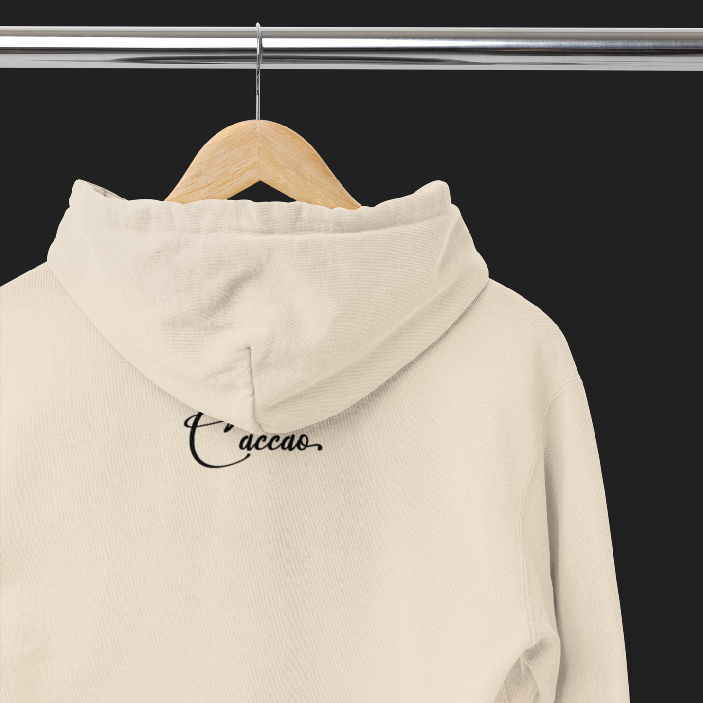 Unisex Funny 'Dark Humor over Therapy' Organic Cotton Hoodie with Cat in High Certified Renewable Quality⎜Caccao