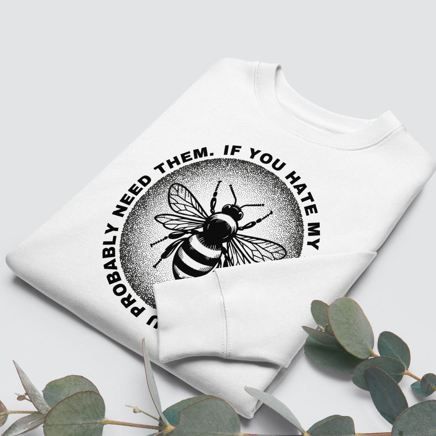 Unisex Organic Cotton Sweatshirt with 'The Power of Self-Awareness' Motif – Ecological and Comfortable │ Caccao