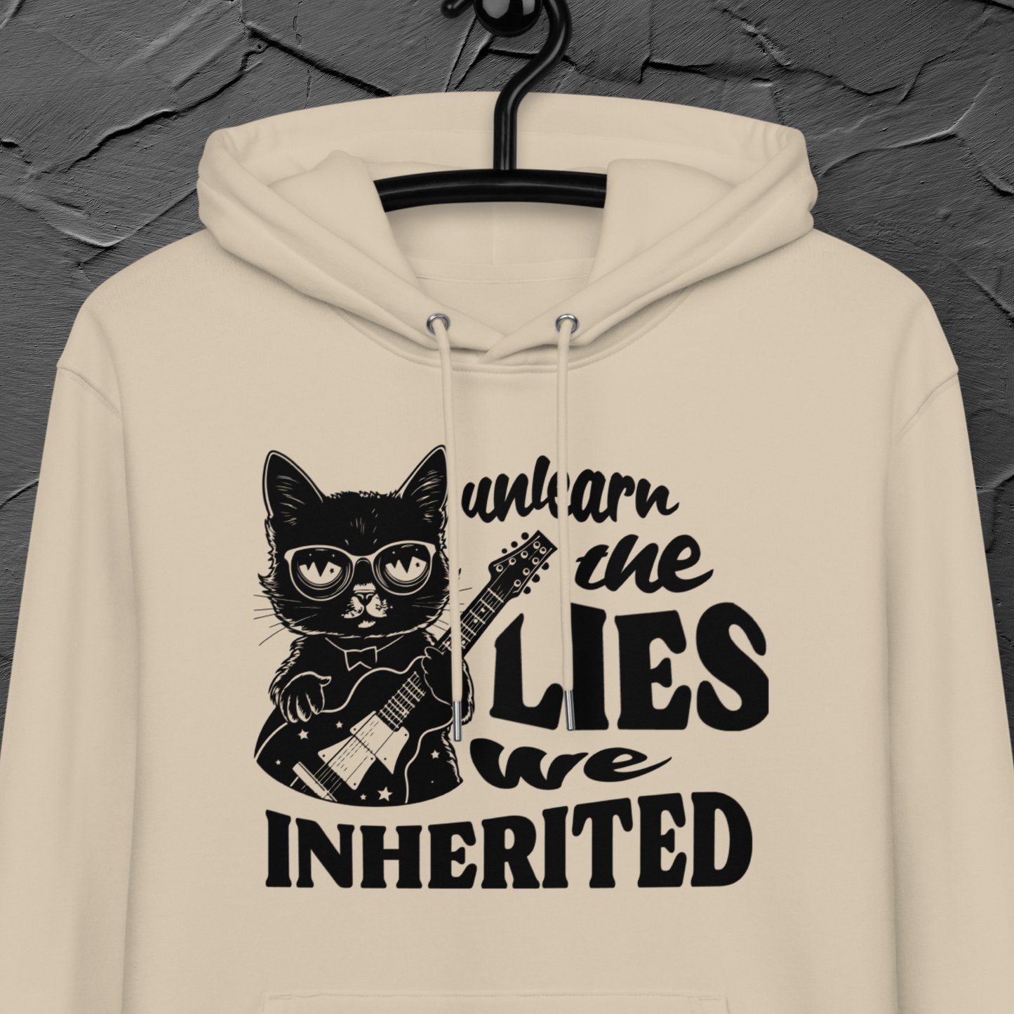 Organic Vegan Sweatshirt Made of Certified 100% Organic Cotton with Cat Motif – Awareness & Irony in One⎜Caccao