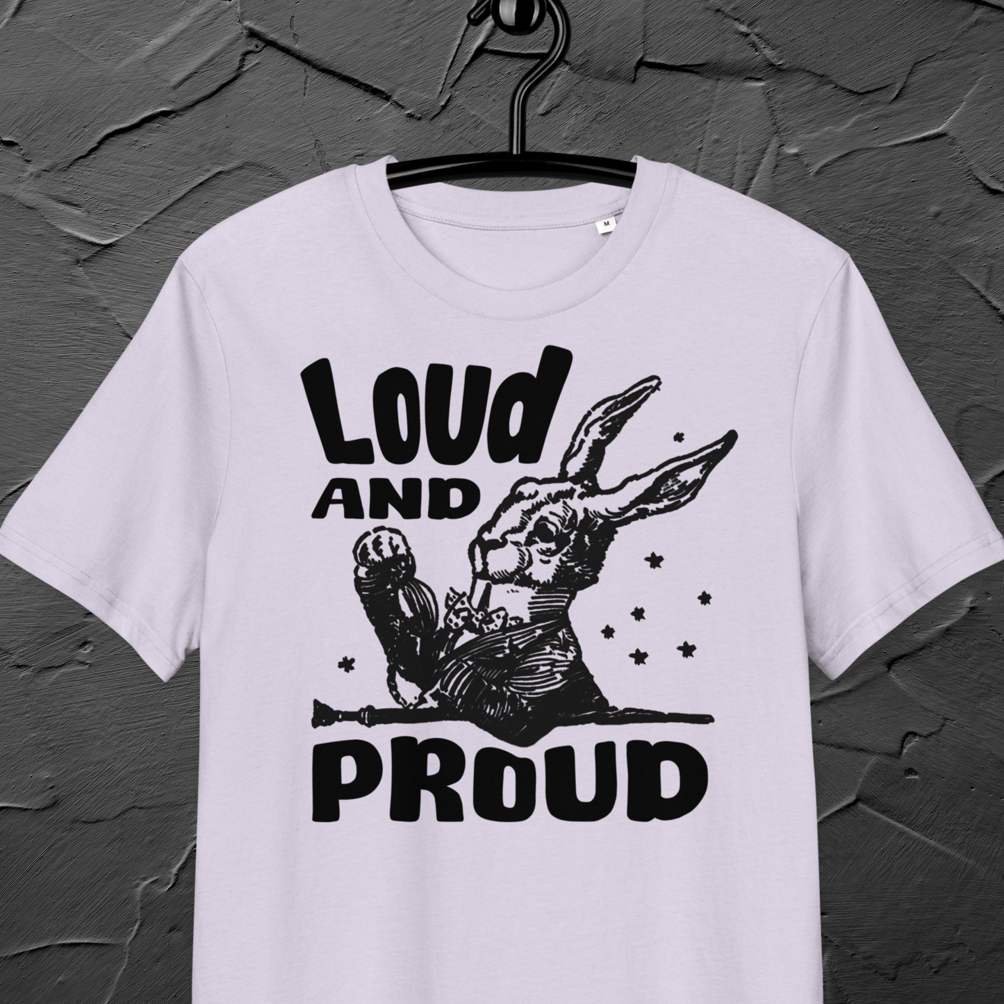 Uni Eko "Loud 'n Proud" Proud Organic Cotton T-Shirt in Certified Fair Trade, Slow Fashion, Organic and Vegan Regime │ Cacao