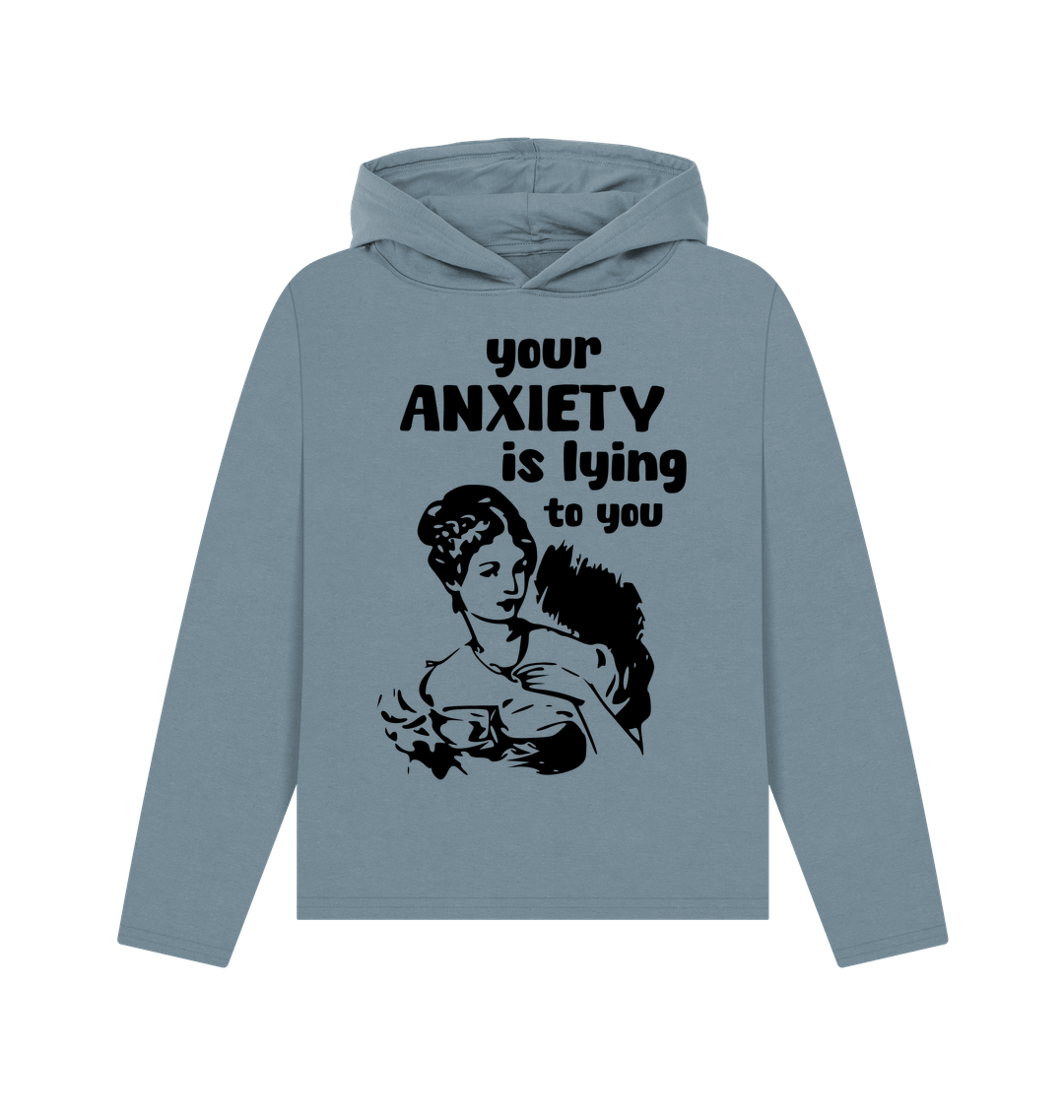 π¬π§π¨πΏ Organic "Anxiety" Hoodie in a Loose & Modern Fit and Premium Fair Trade Quality β Caccao