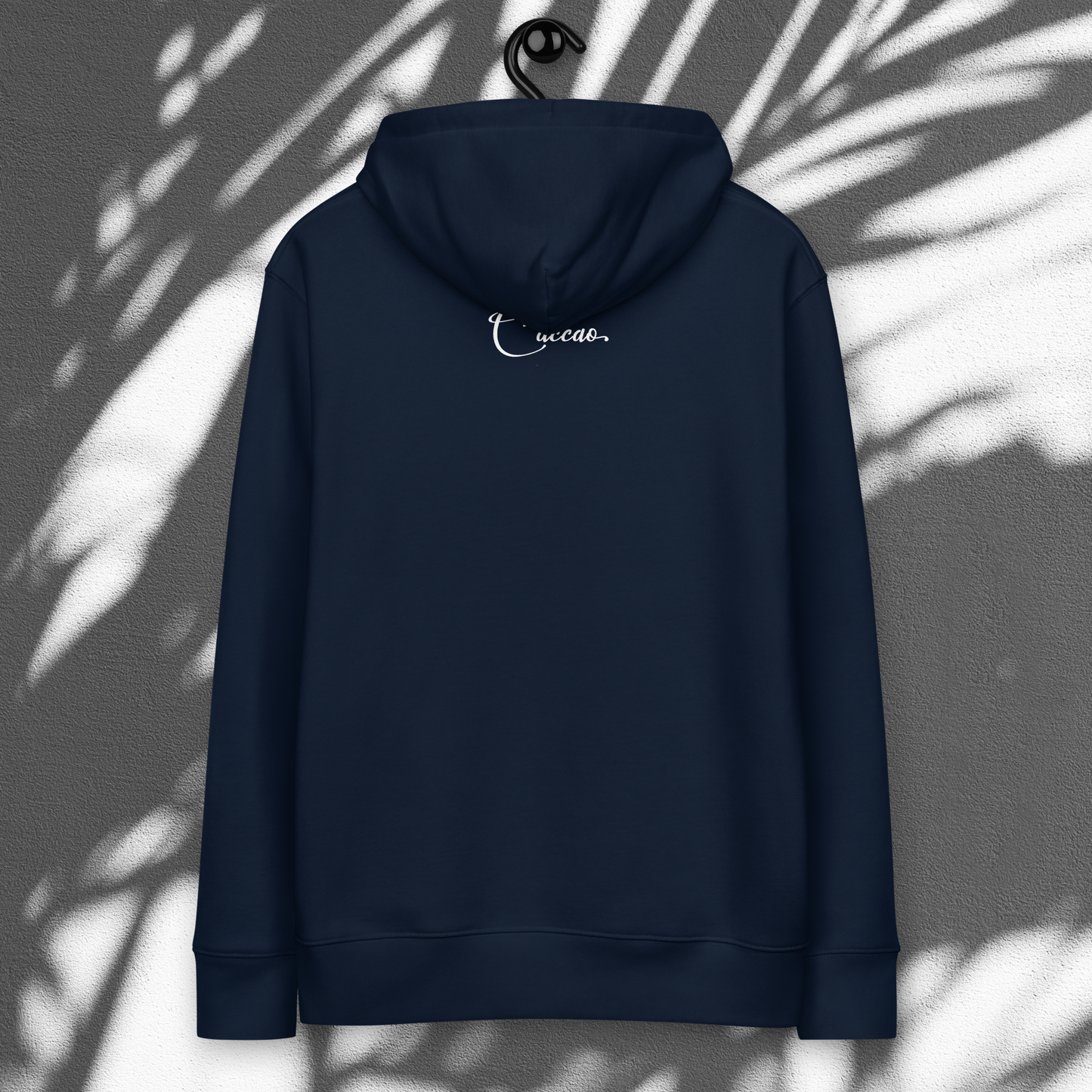 The Power to Keep Going: Motivational "Stay." Premium Eco Hoodie Made of Organic Cotton │ Caccao