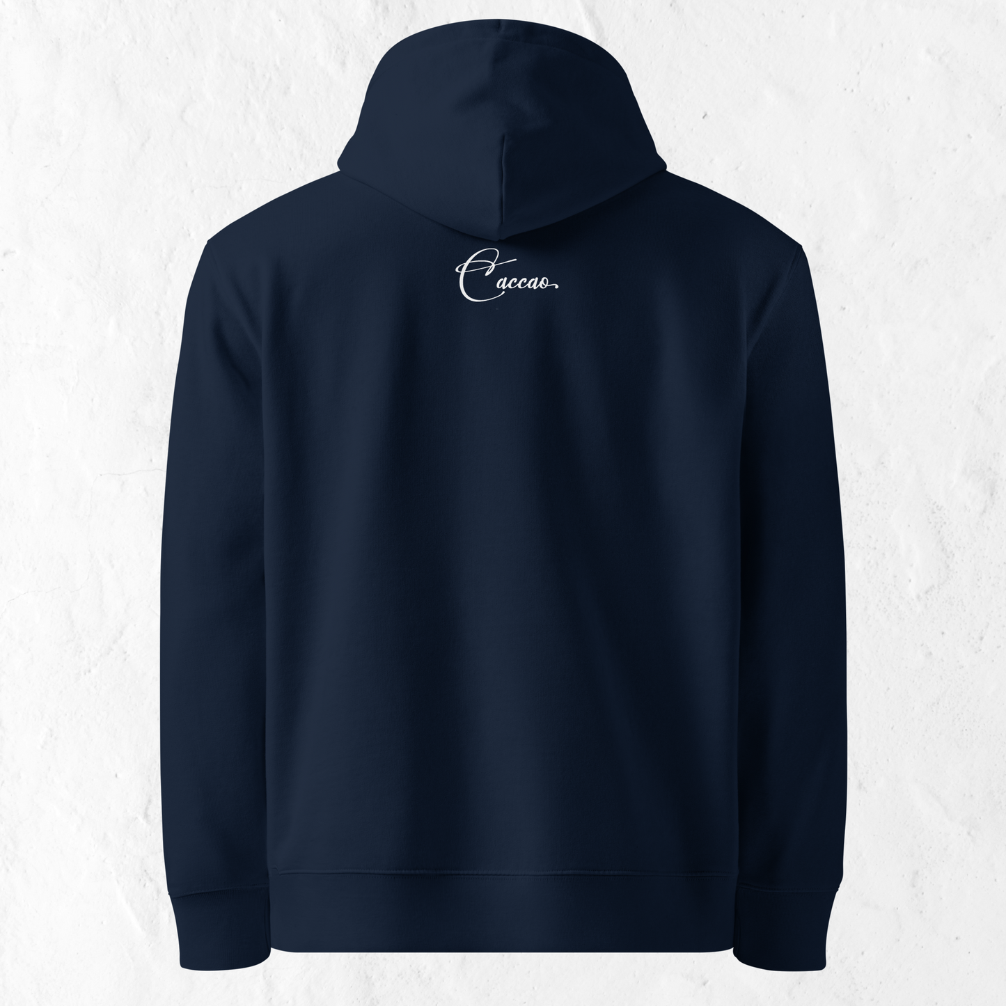 The Power to Keep Going: Motivational "Stay." Premium Eco Hoodie Made of Organic Cotton │ Caccao