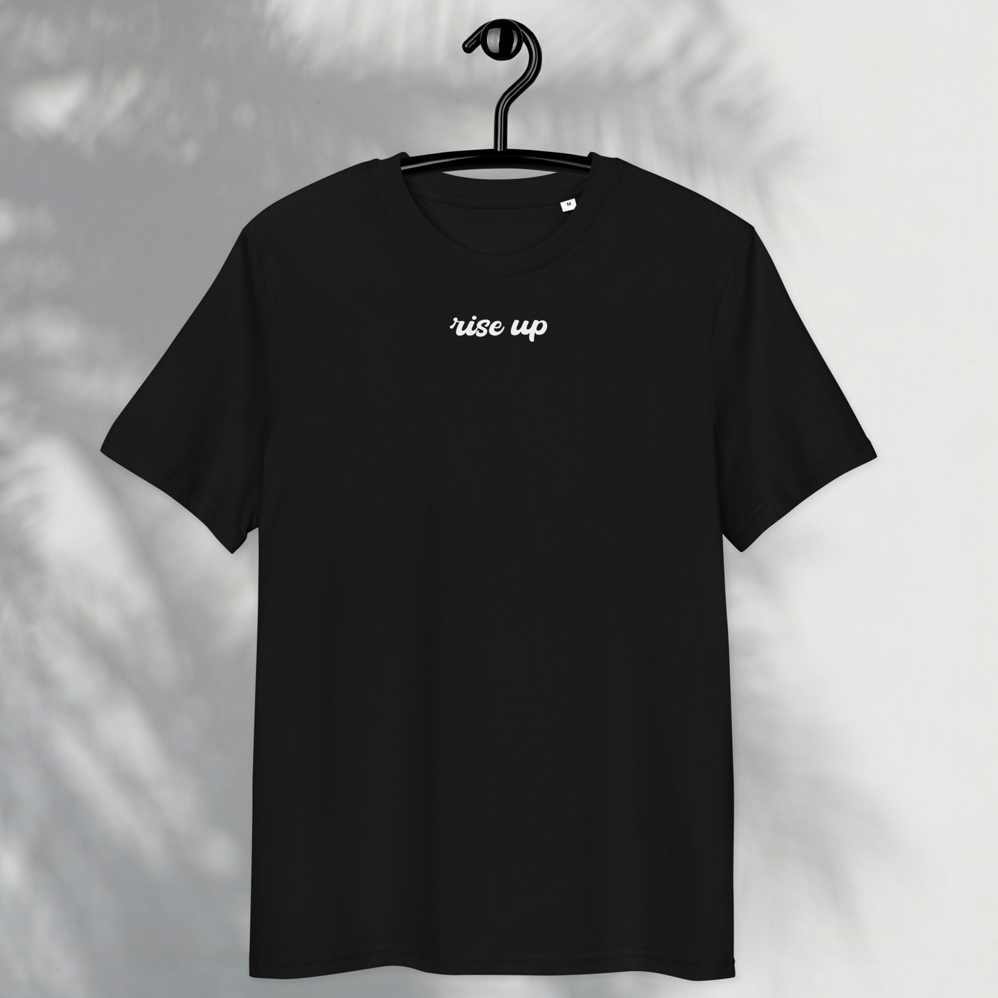 Minimalist Unisex "Rise Up" Organic Cotton T-Shirt: The Power of Simplicity and Courage │ Caccao