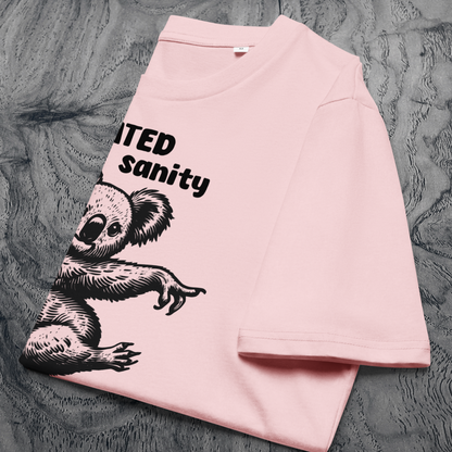Unisex Organic Cotton "Defeated Sanity" T-Shirt in Premium Certified Quality⎜Caccao