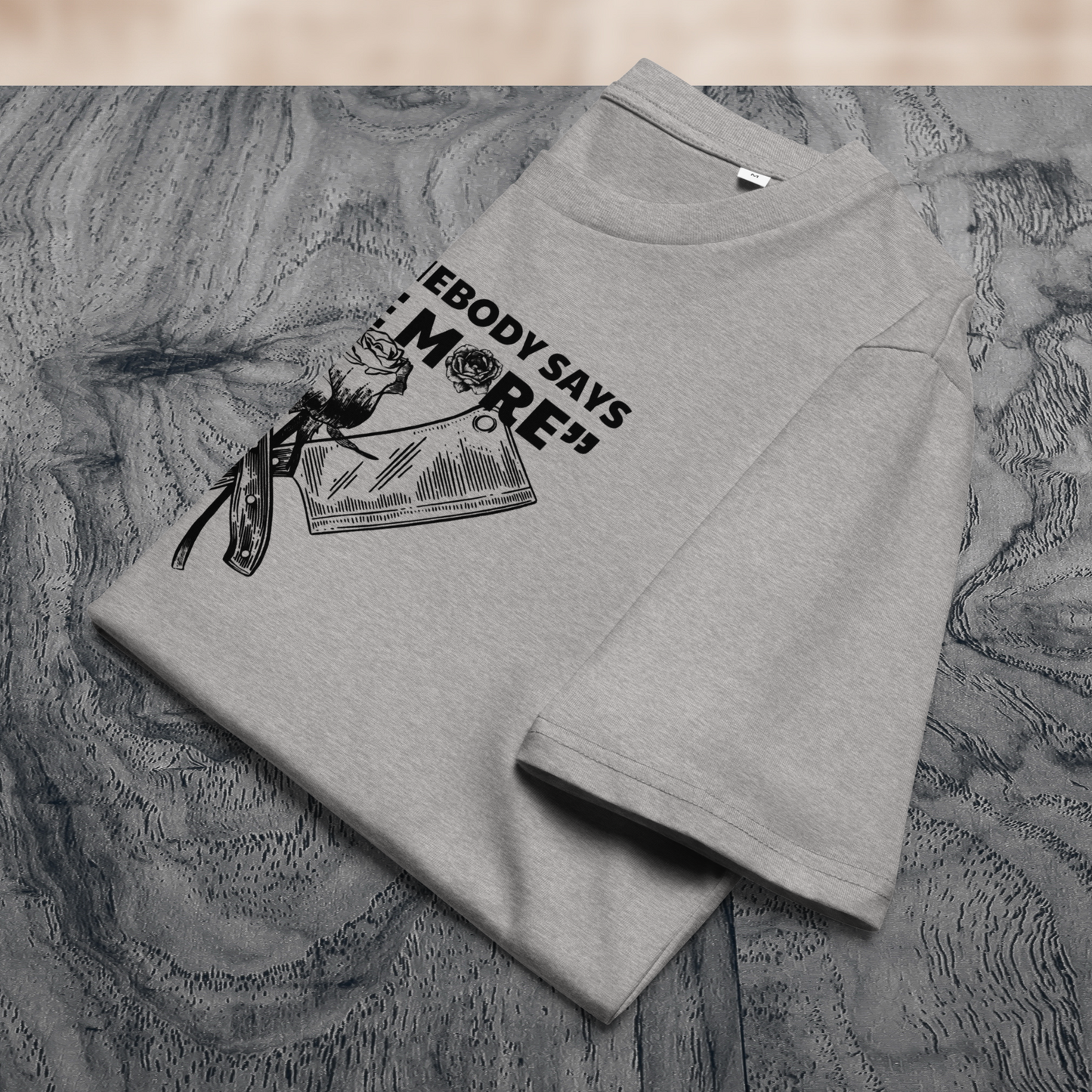 Fem Rage Ecological "Smile More" Organic Cotton T-Shirt in Fair Trade, Slow &amp; Circular Fashion and Vegan Principle │ Caccao