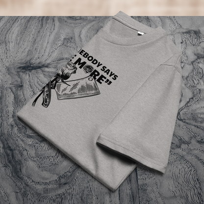 Fem Rage Ecological "Smile More" Organic Cotton T-Shirt in Fair Trade, Slow &amp; Circular Fashion and Vegan Principle │ Caccao