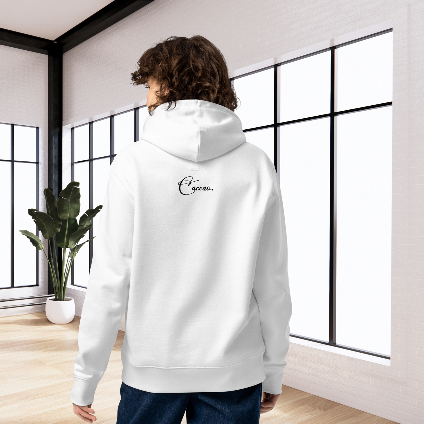 Inner Peace in Style: Mental Hygiene "Boundaries" Hoodie with Cute Kitten Made of Organic Cotton │ Caccao