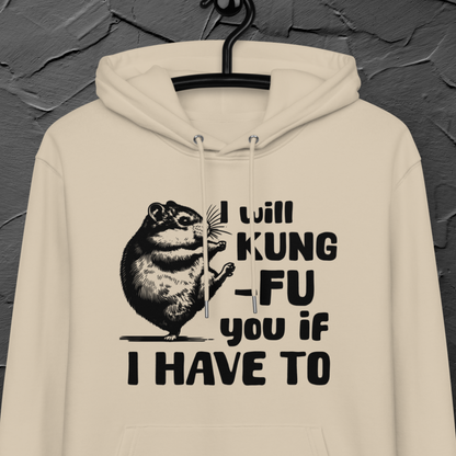 Uni Bio Eco Cotton Hoodie in Certified Fair Trade &amp; Vegan Quality⎜Caccao 