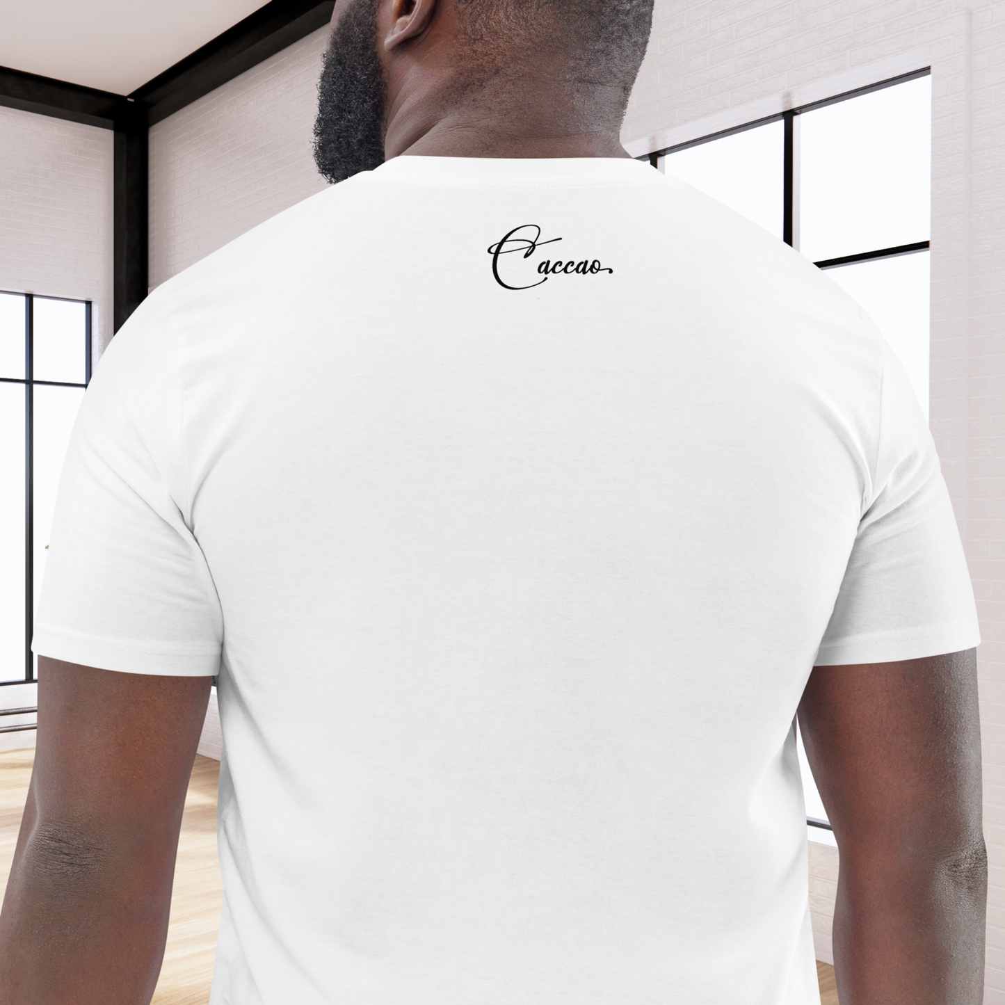Eco Vegan Fair Trade "Gently Strong" Organic Cotton T-Shirt with Premium Certified Quality │ Caccao