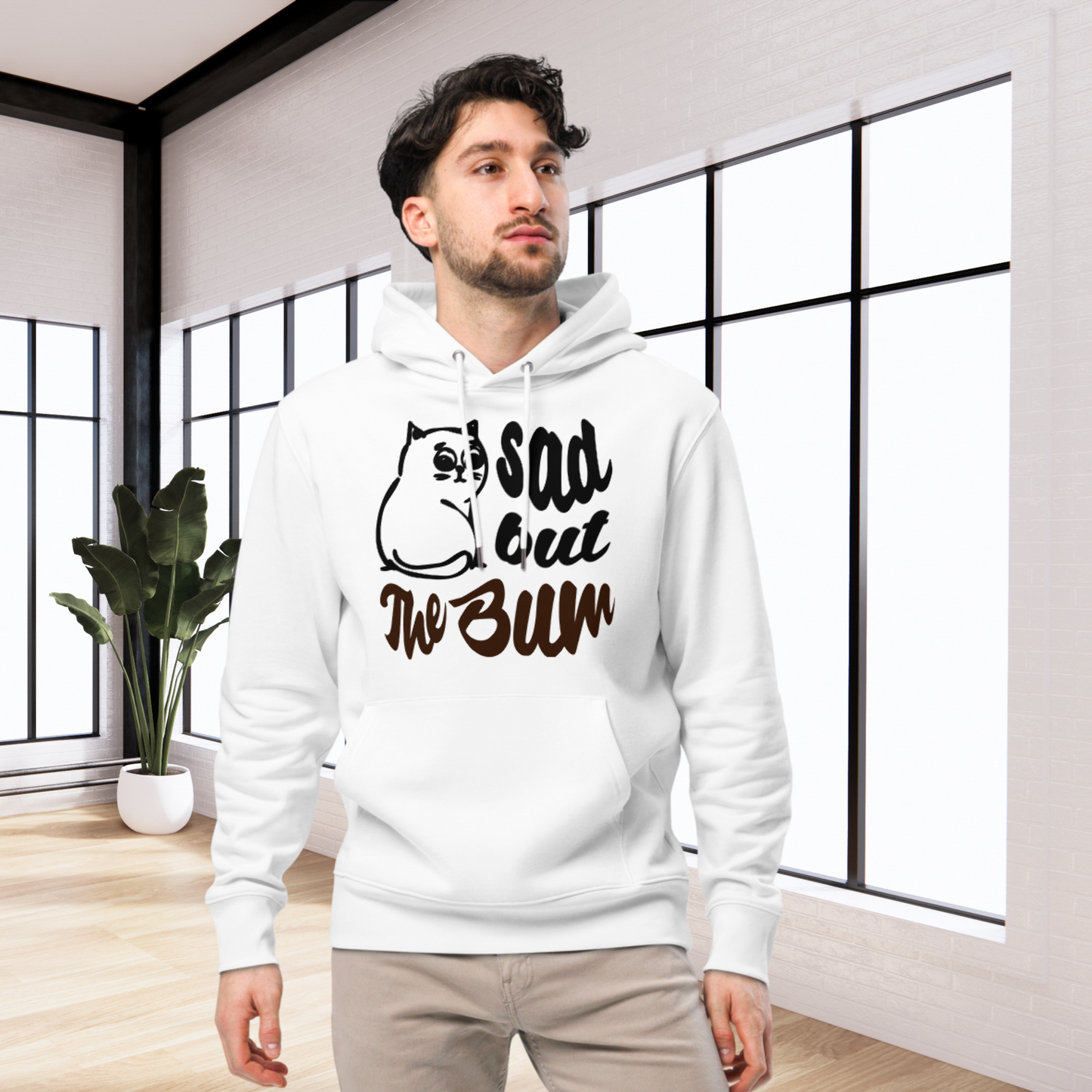 Unisex Organic Eco Cotton Hoodie in Certified Fair Trade &amp; Vegan Quality⎜Caccao