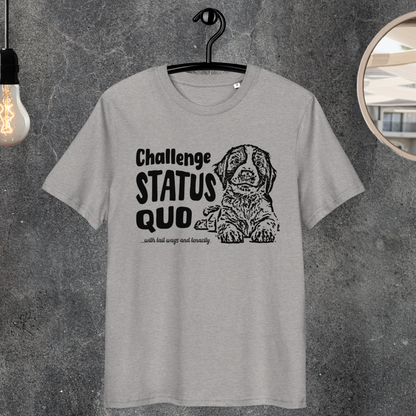 Uni Bio "Challenge Status Quo" Premium Quality T-Shirt for Gentle Rebels⎜Caccao