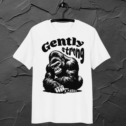 Eco Vegan Fair Trade "Gently Strong" Organic Cotton T-Shirt with Premium Certified Quality │ Caccao