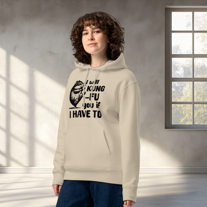 Uni Bio Eco Cotton Hoodie in Certified Fair Trade &amp; Vegan Quality⎜Caccao 