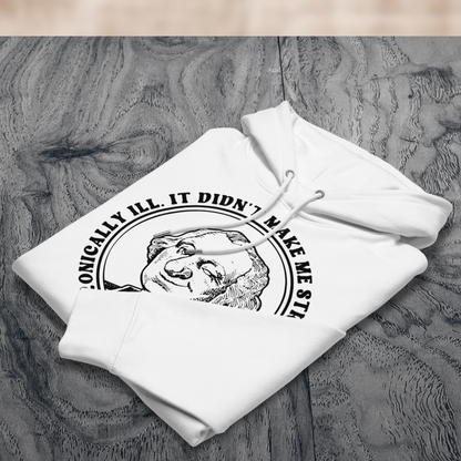 Ironic Sustainable Organic Cotton Vintage Sweatshirt with Black Humor │ Caccao