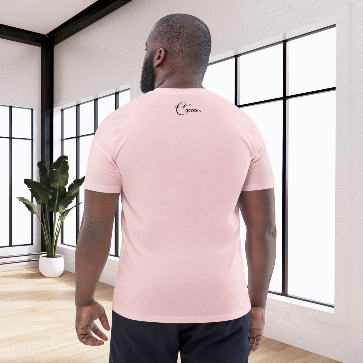 Eco Vegan Fair Trade "Gently Strong" Organic Cotton T-Shirt with Premium Certified Quality │ Caccao