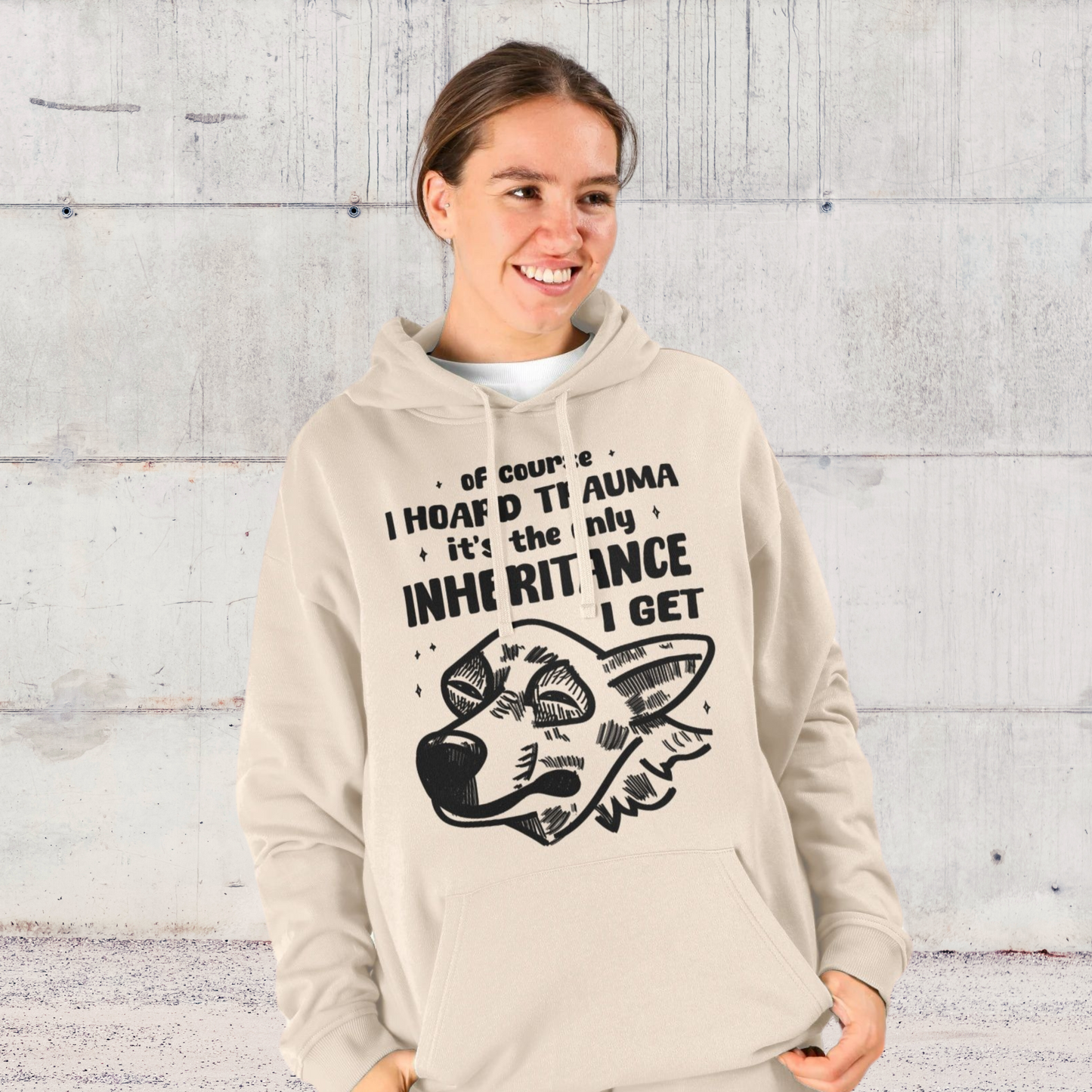 Uni Bold &amp; Funny Hoodie with Superstition and Sarcasm in Top Quality │ Caccao
