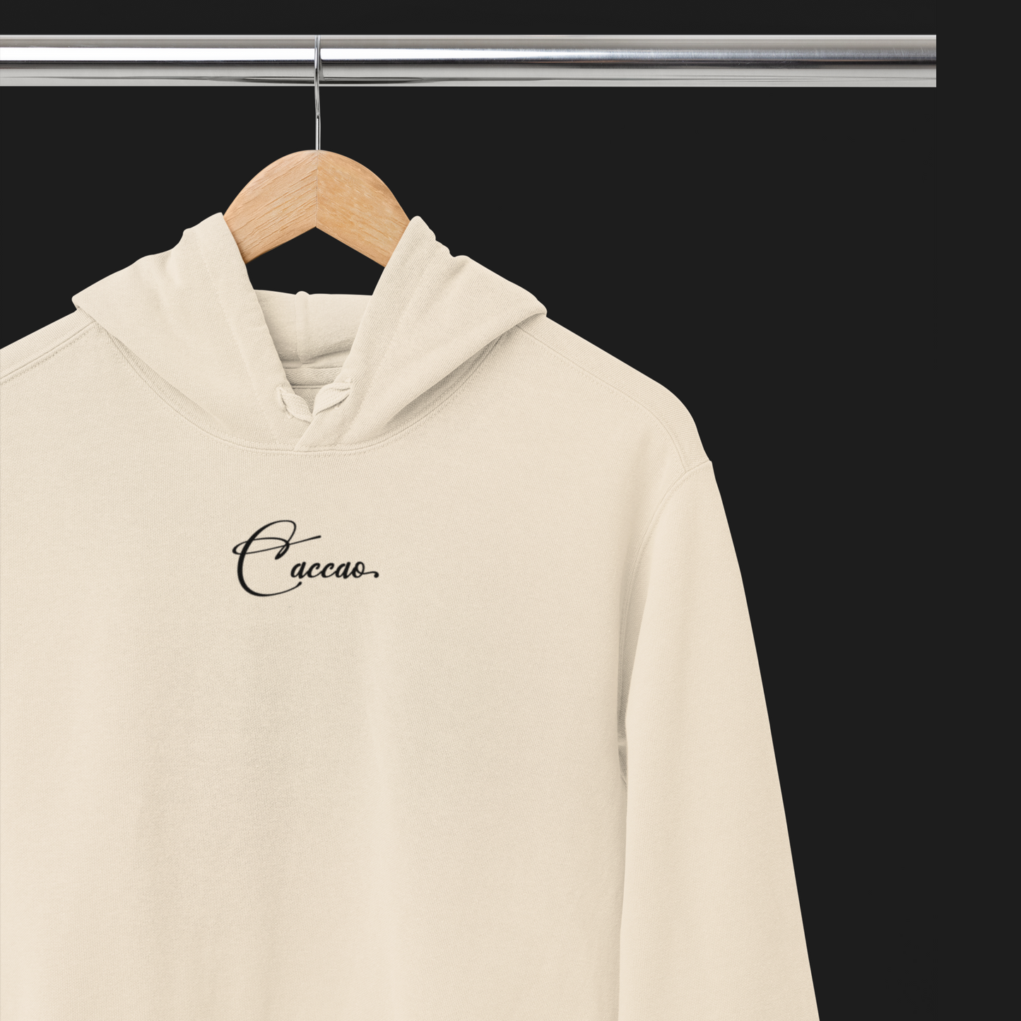 Unisex Vegan "Be Kind" Hoodie Made of Organic Cotton in Premium Fair Trade Quality: Kindness Has a Cat Face⎜Caccao