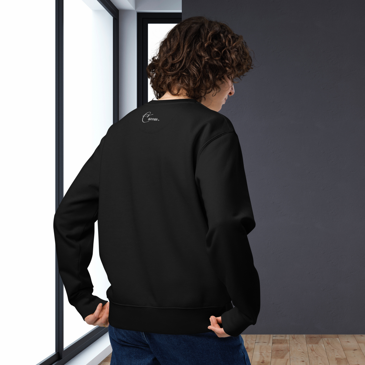 Unisex Eco Manifesto "I am Love, I am Light, I am Peace" Hoodie with Embroidery - Law of Attraction, Organic Cotton &amp; Fair Trade │ Caccao