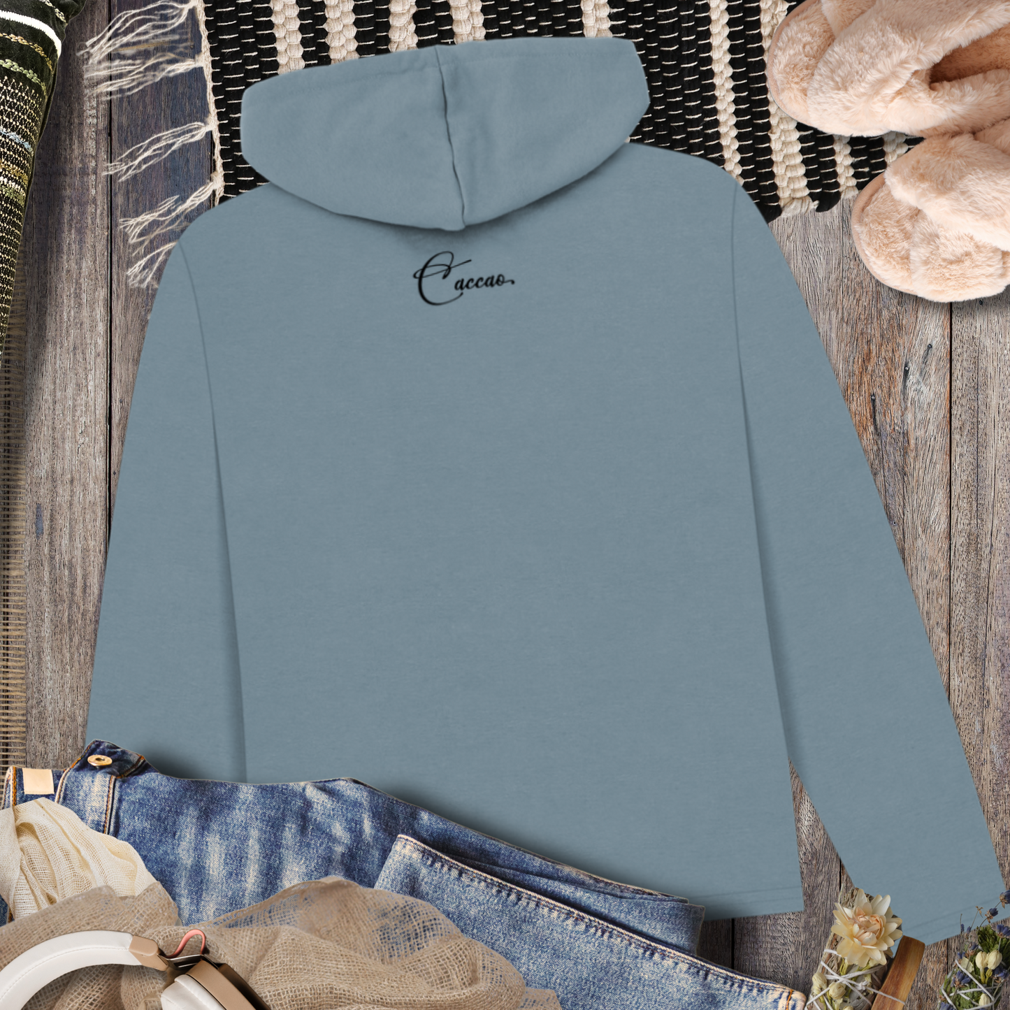 Anxiety is my Cardio of Choice - Hoodie Sweatshirt in Loose Fit and Top Quality │ Caccao
