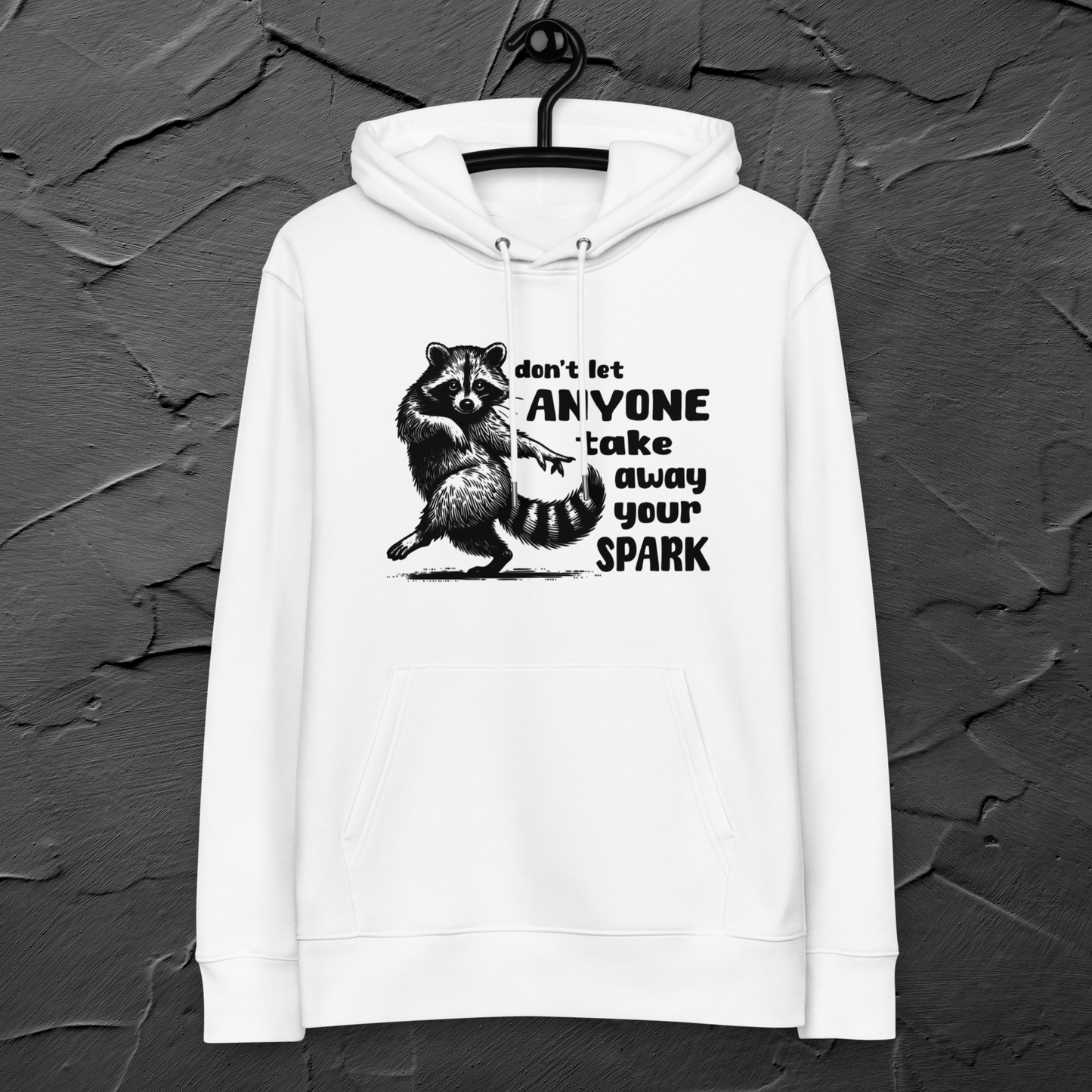 Uni Eco Raccoon Cutesy Hoody The Sweatshirt That Keeps Your Inner Sparkle │ Caccao