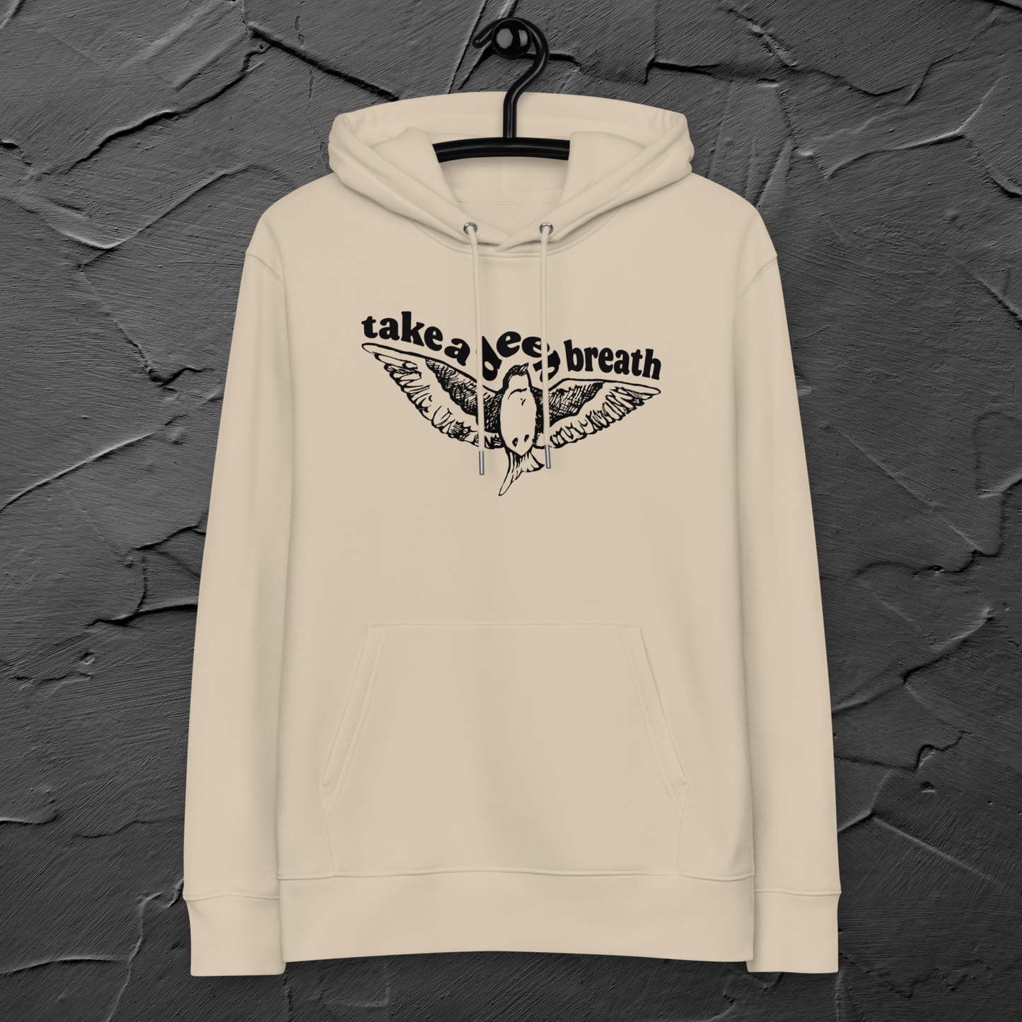 Unisex Natural Cotton Hoodie Sweatshirt in Certified Fair Trade &amp; Vegan &amp; Organic Quality⎜Caccao 