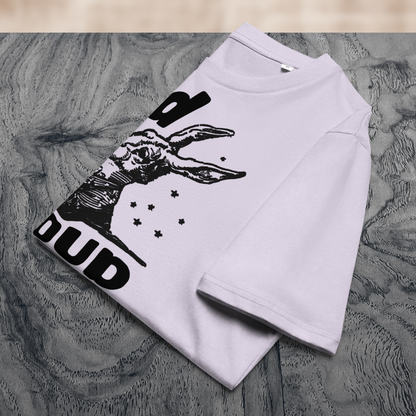 Uni Eko "Loud 'n Proud" Proud Organic Cotton T-Shirt in Certified Fair Trade, Slow Fashion, Organic and Vegan Regime │ Cacao