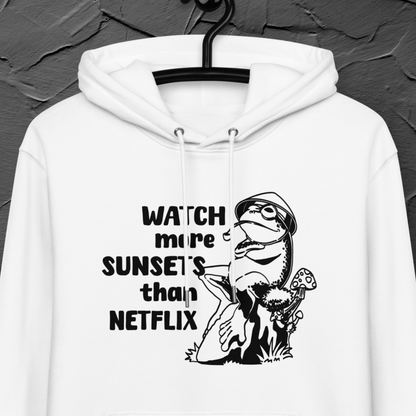 Unisex Organic Eco Cotton Funny 'Mindset' Hoodie with Flip Flops in Certified Fair Trade &amp; Vegan Quality⎜Caccao 