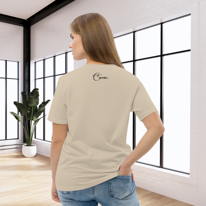 Unisex Organic Cotton "Defeated Sanity" T-Shirt in Premium Certified Quality⎜Caccao