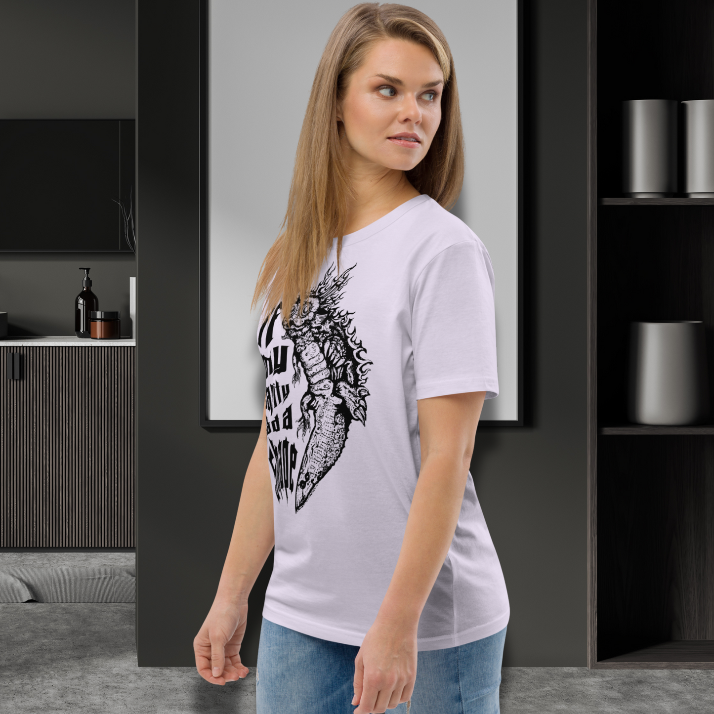 Existential Organic Cotton T-Shirt - Alternative Fashion in Premium Quality │ Caccao