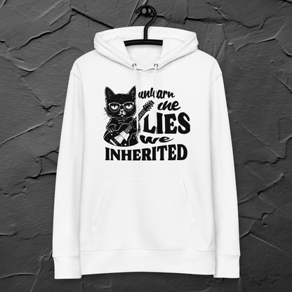 Organic Vegan Sweatshirt Made of Certified 100% Organic Cotton with Cat Motif – Awareness &amp; Irony in One⎜Caccao