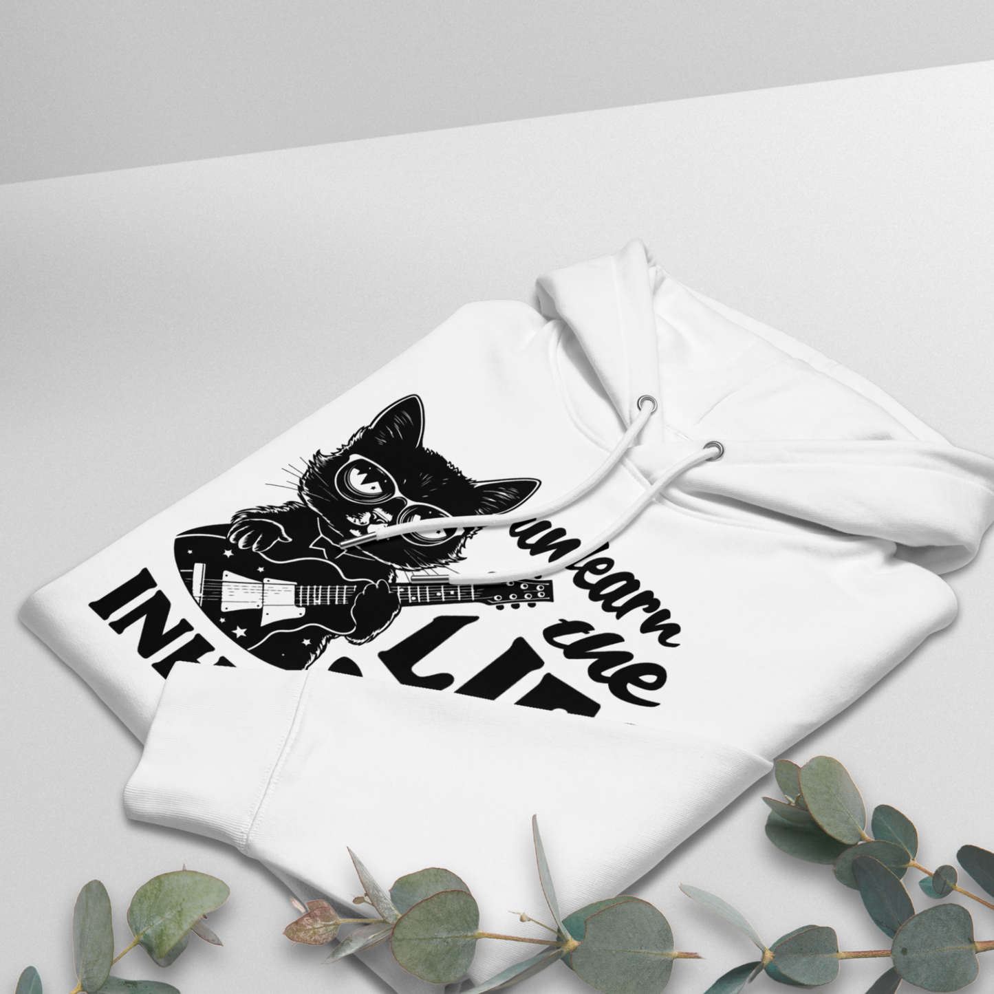 Organic Vegan Sweatshirt Made of Certified 100% Organic Cotton with Cat Motif – Awareness &amp; Irony in One⎜Caccao