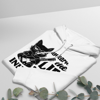 Organic Vegan Sweatshirt Made of Certified 100% Organic Cotton with Cat Motif – Awareness &amp; Irony in One⎜Caccao