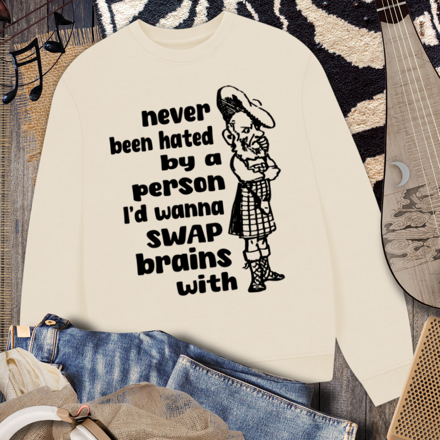 Women's UK&amp;CZ Funny Hoodie - Fair Trade, 100% Organic Cotton │ Caccao
