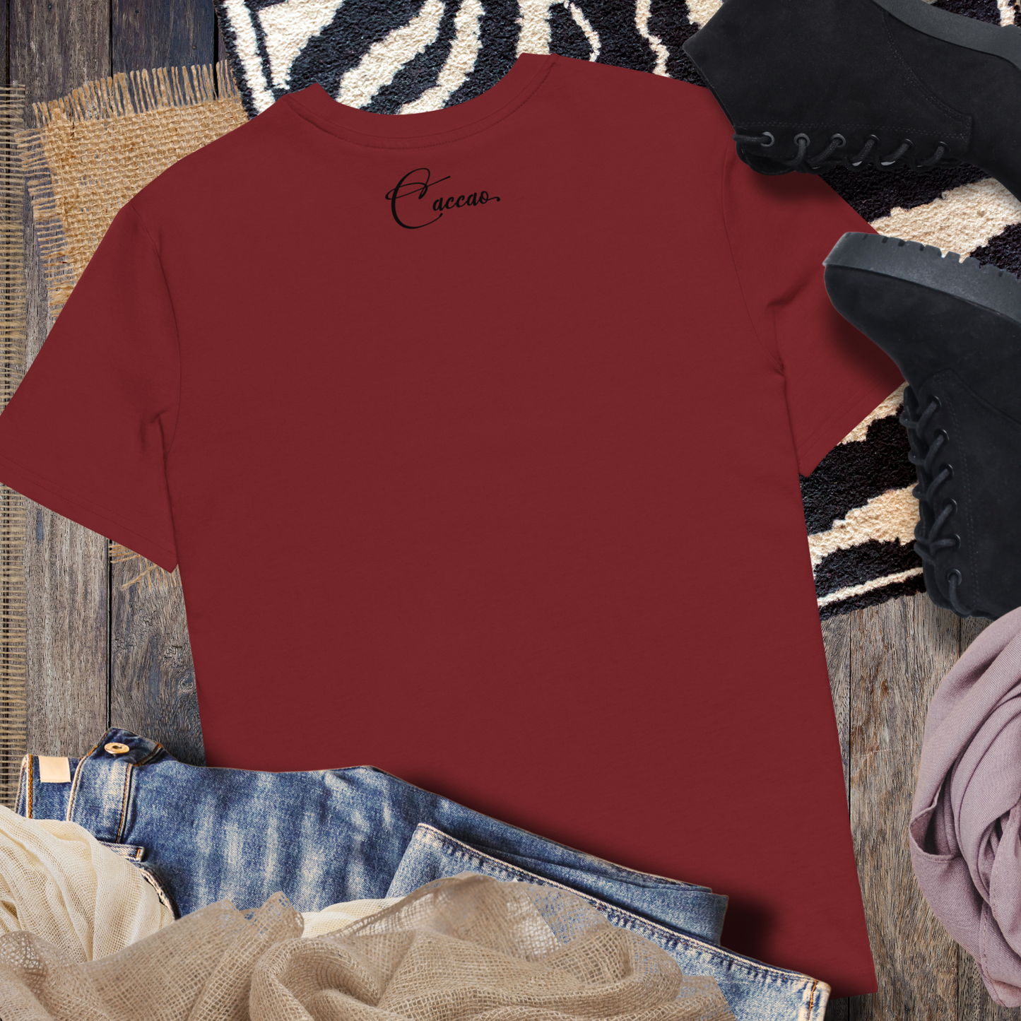 Uni Fair Trade 'Toxic' T-Shirt with the Theme of Black Humor and Hyperbole in Certified Quality⎜Caccao